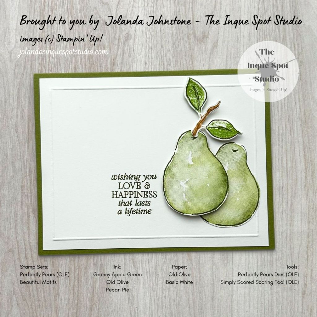 Perfectly Pears – A Perfect Pair – The Inque Spot Studio